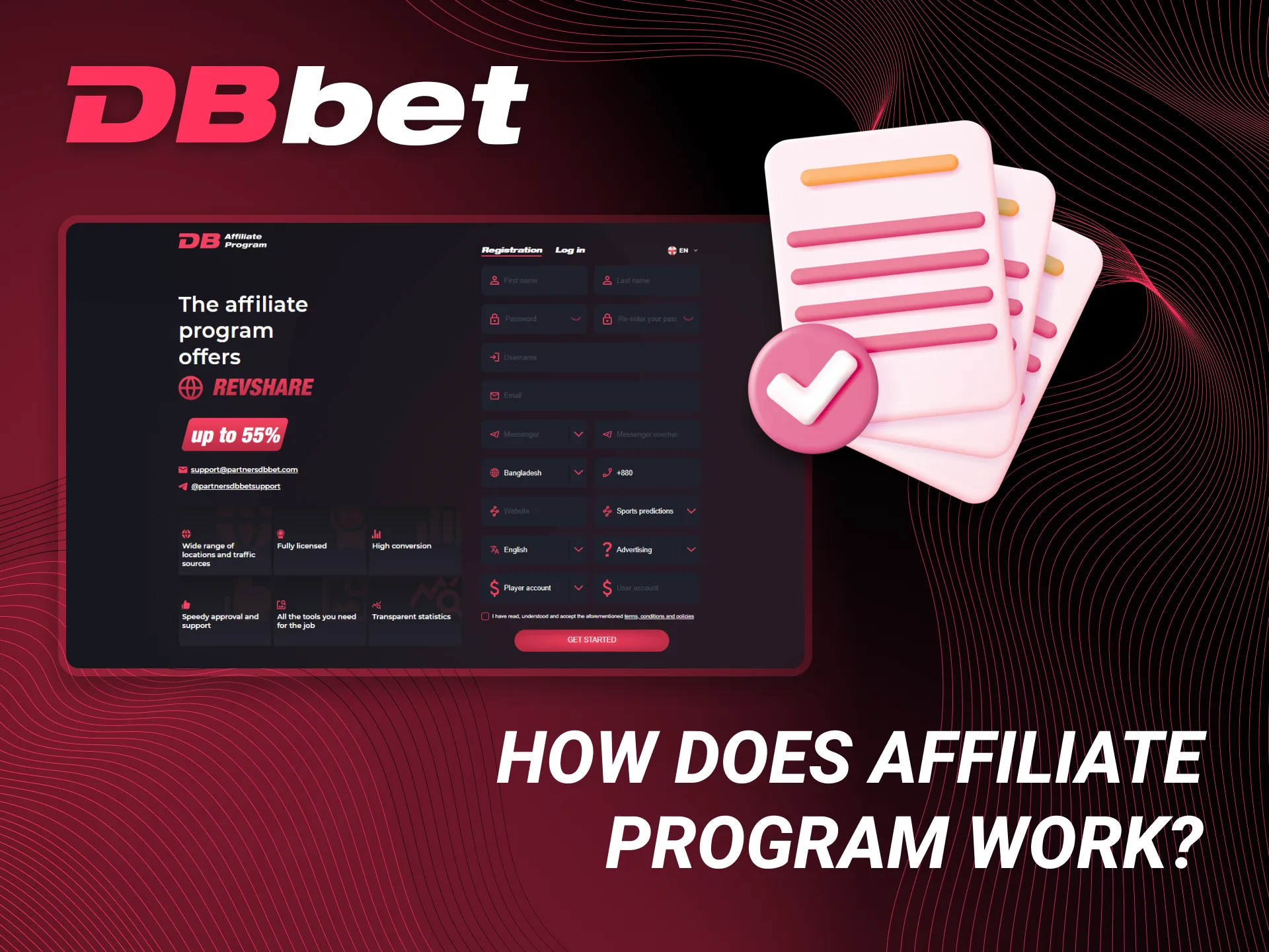 Discover the mechanics of the DBbet affiliate program.