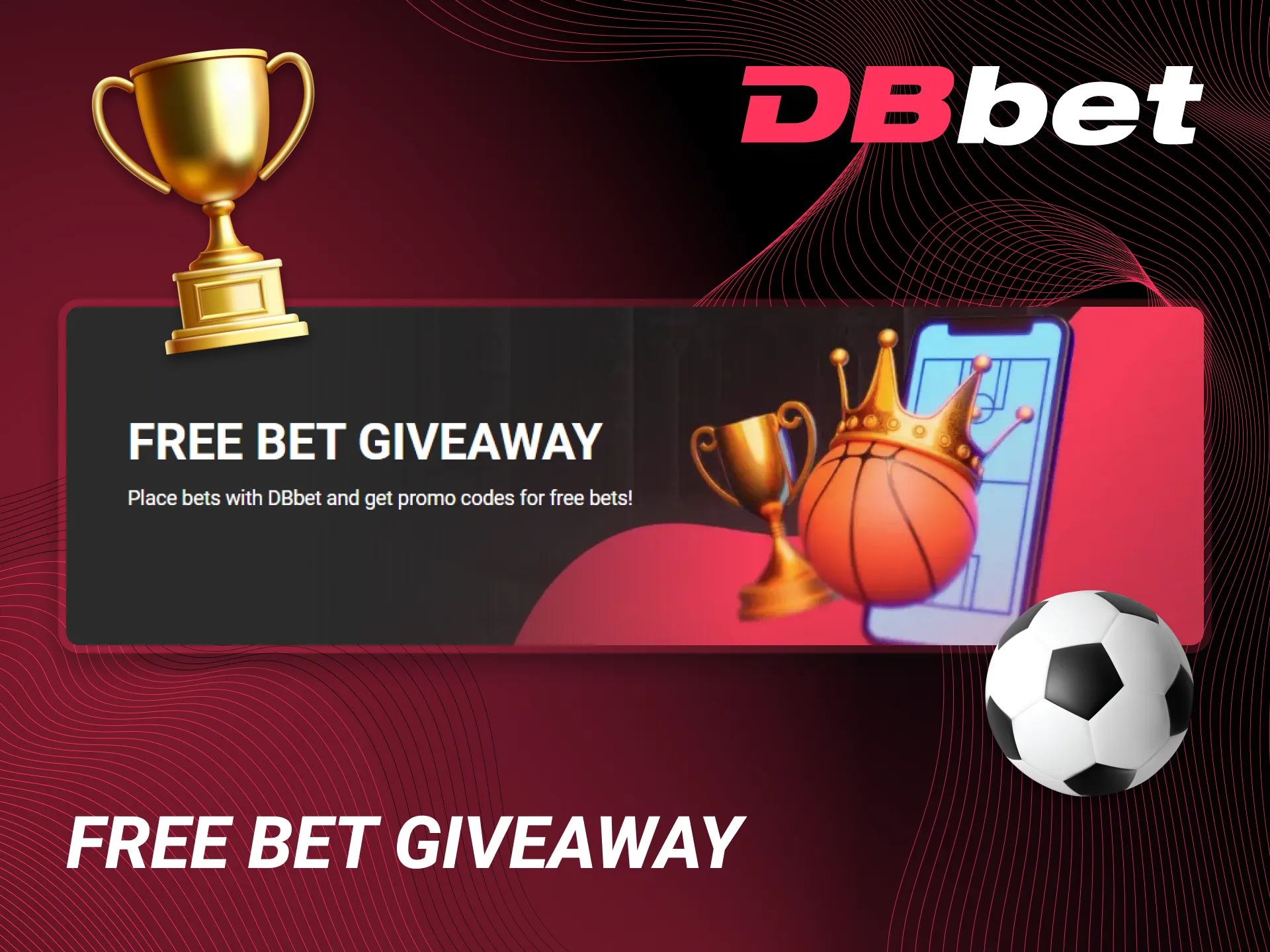 Place sports bets with the Free Bet Giveaway at DBbet.