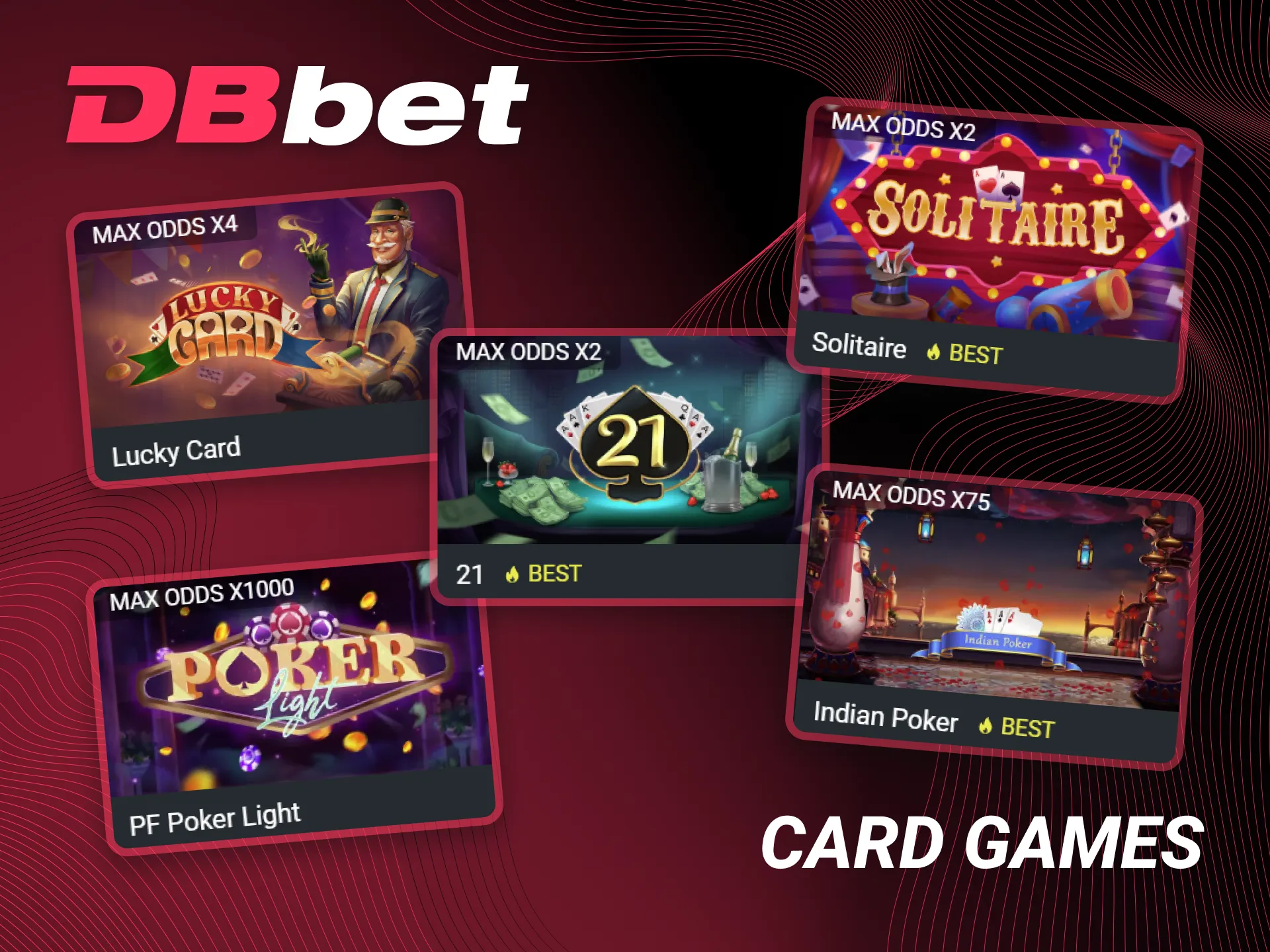 Engage in the thrilling world of online card games at DBbet.