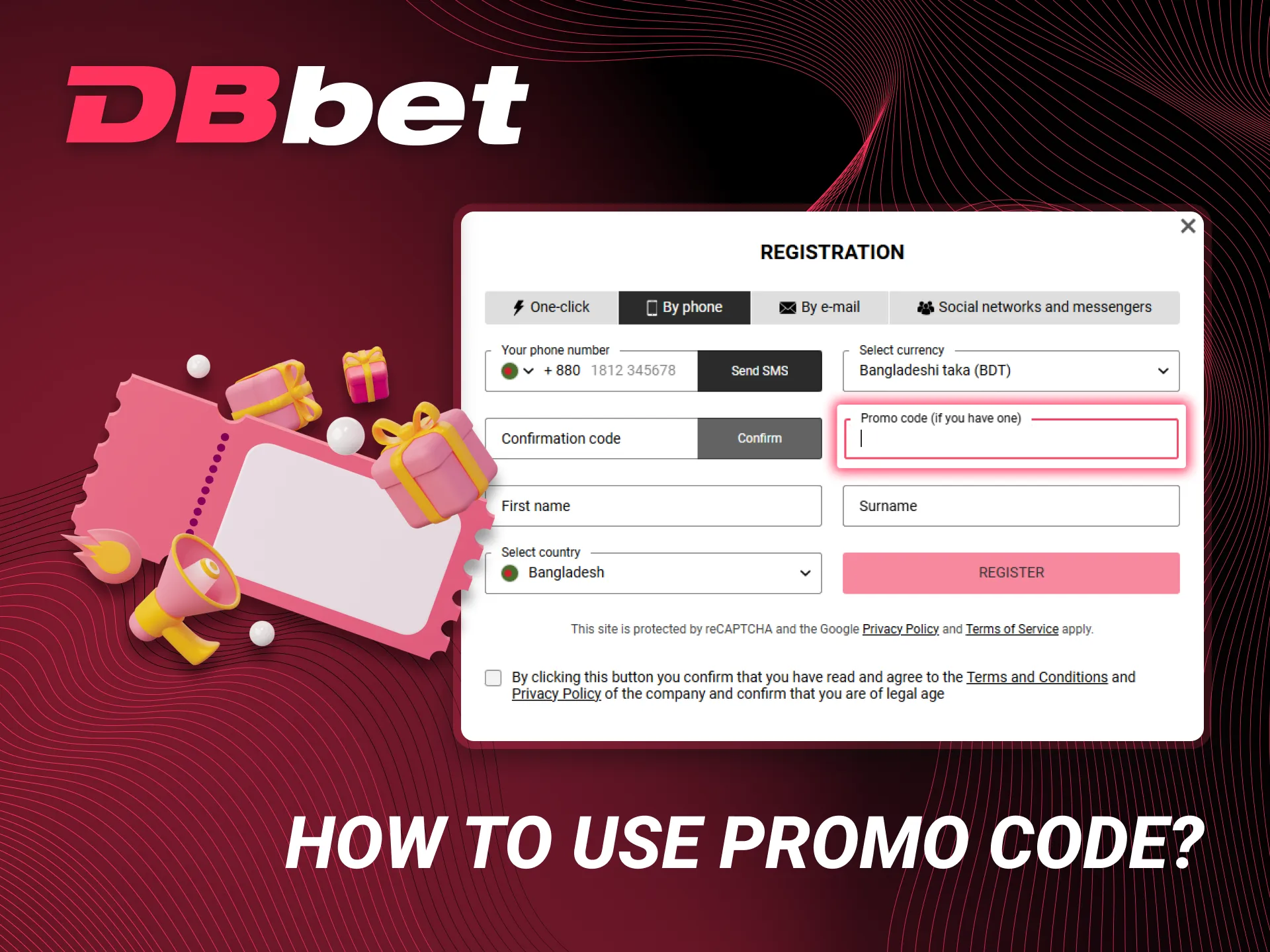 A brief guide to utilizing the DBbet promotional code.