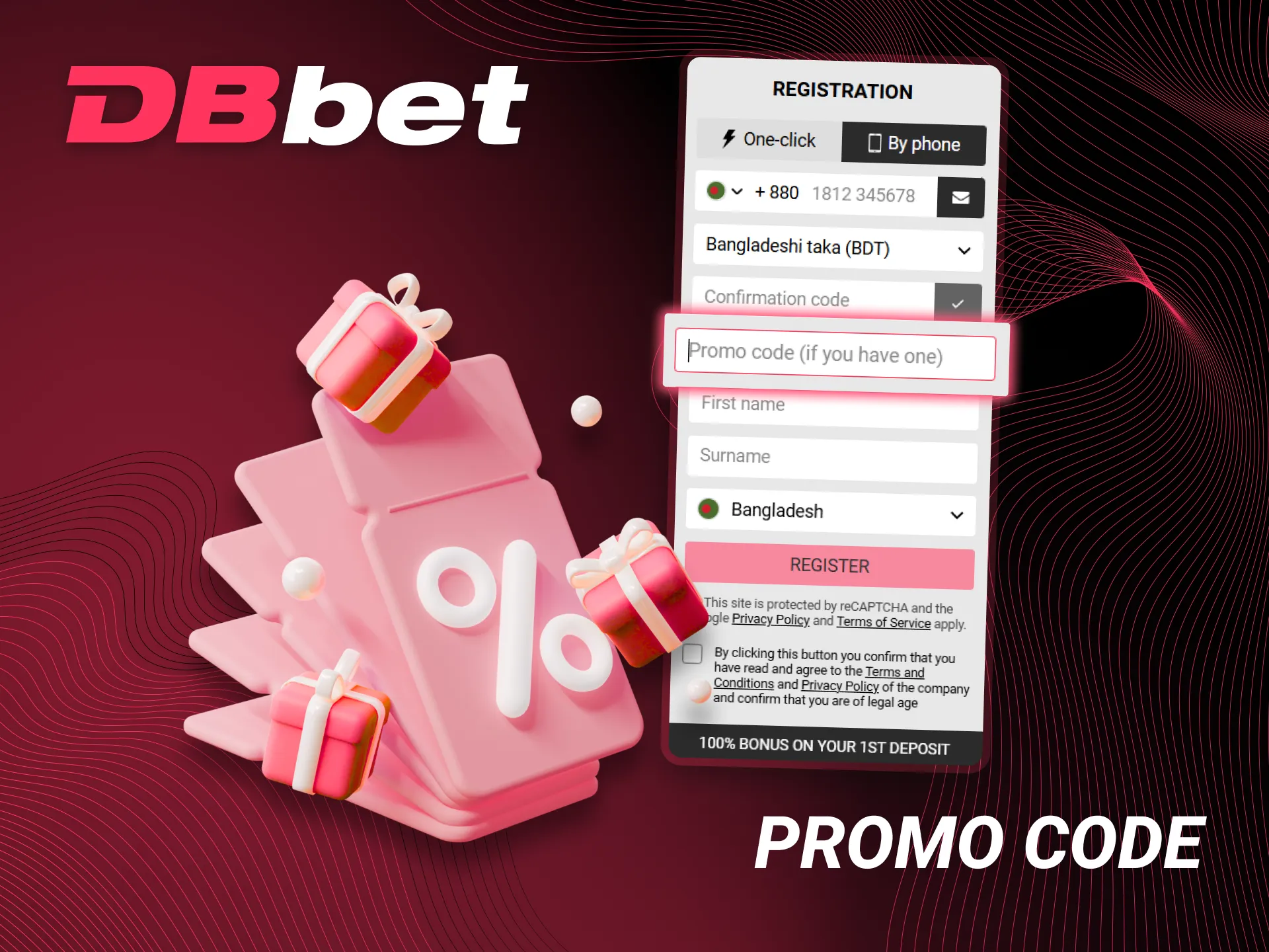 The current DBbet promotional codes for signing up.