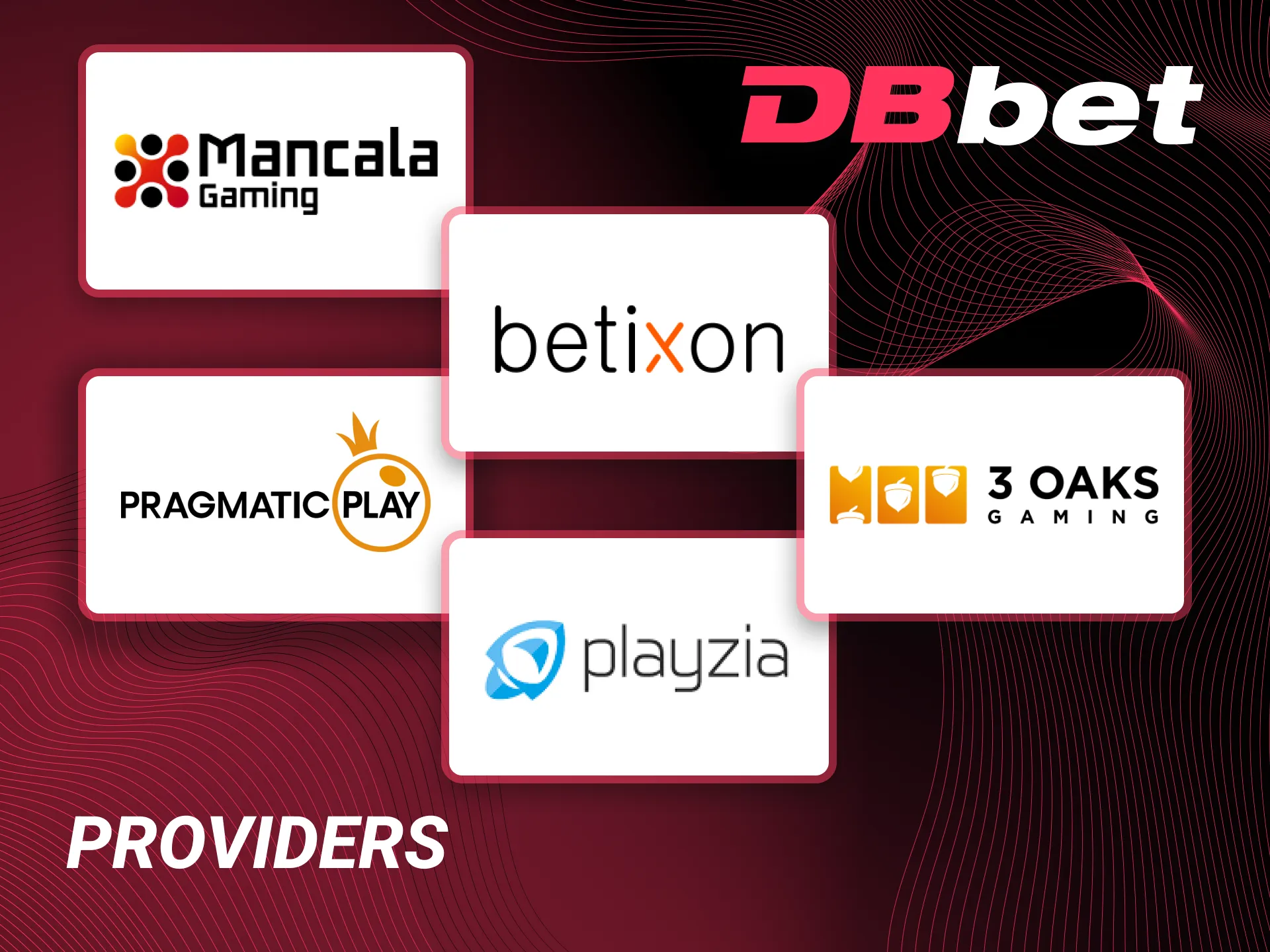 DBbet offers a wide variety of slot games from various providers.